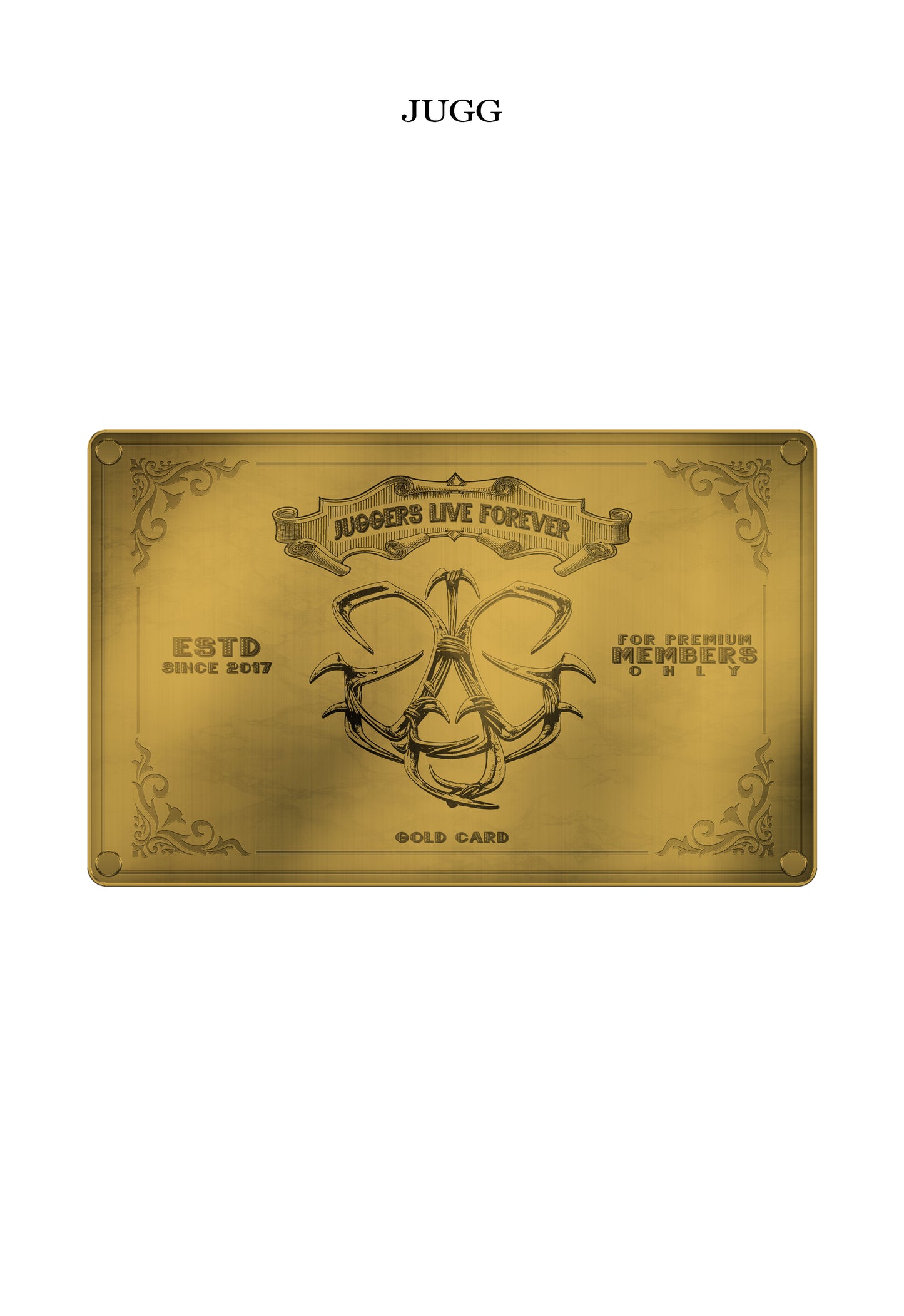 PRIVATE MEMBERS LOYALTY CARD - GOLD TIER.