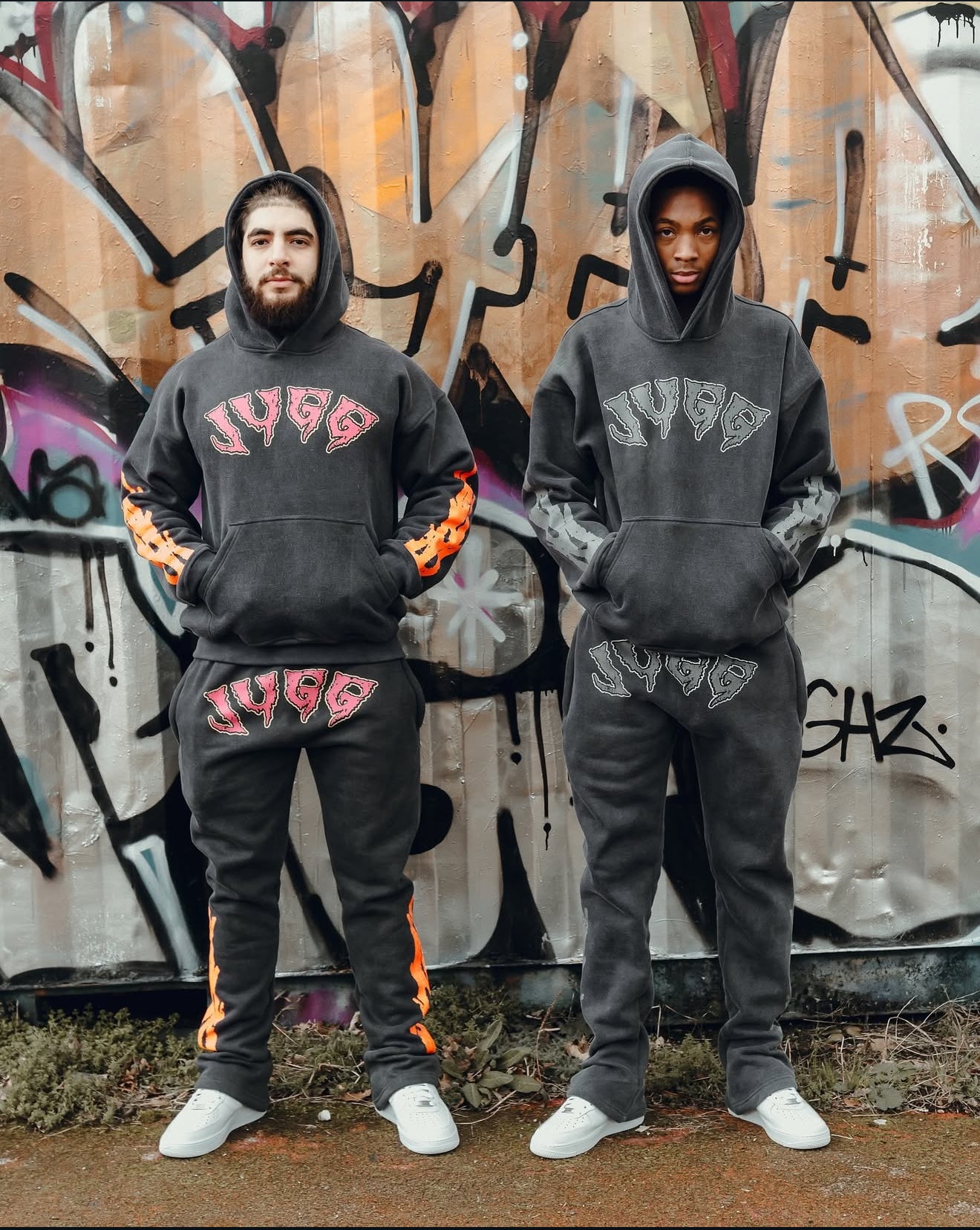 KAKASHI FLAMES - CEMENT GREY/PINK