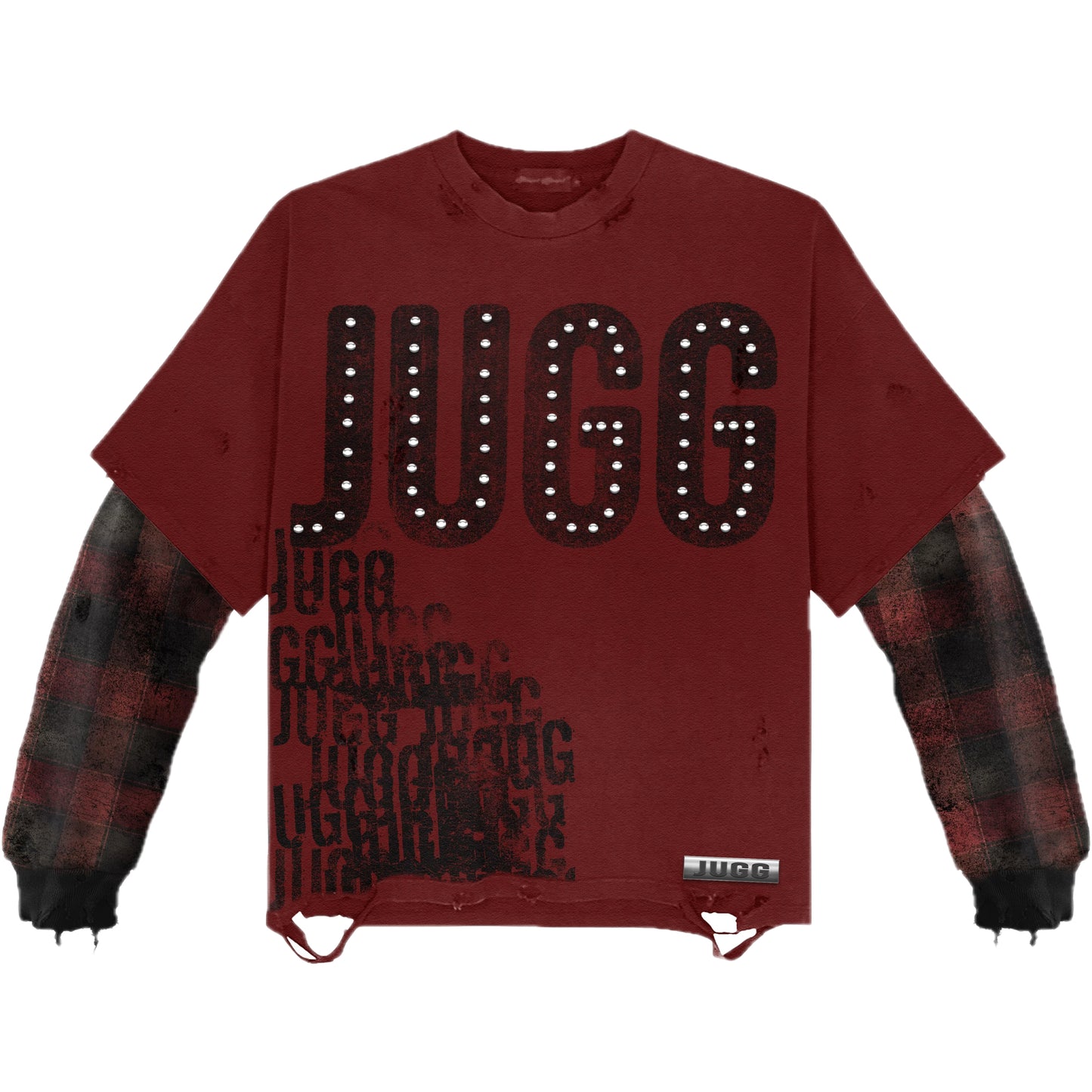 IKETERU 2 LAYER SWEATSHIRT - RED