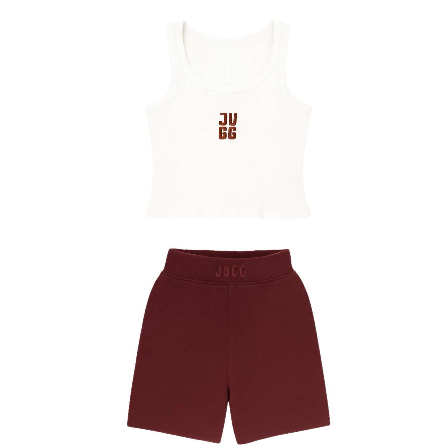 SCOOP NECK & SHORTS SET - COCOA CRUSH