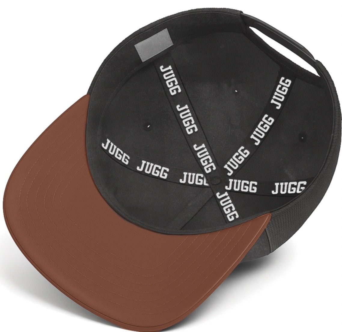 JG WASHED DENIM - BROWN LEATHER
