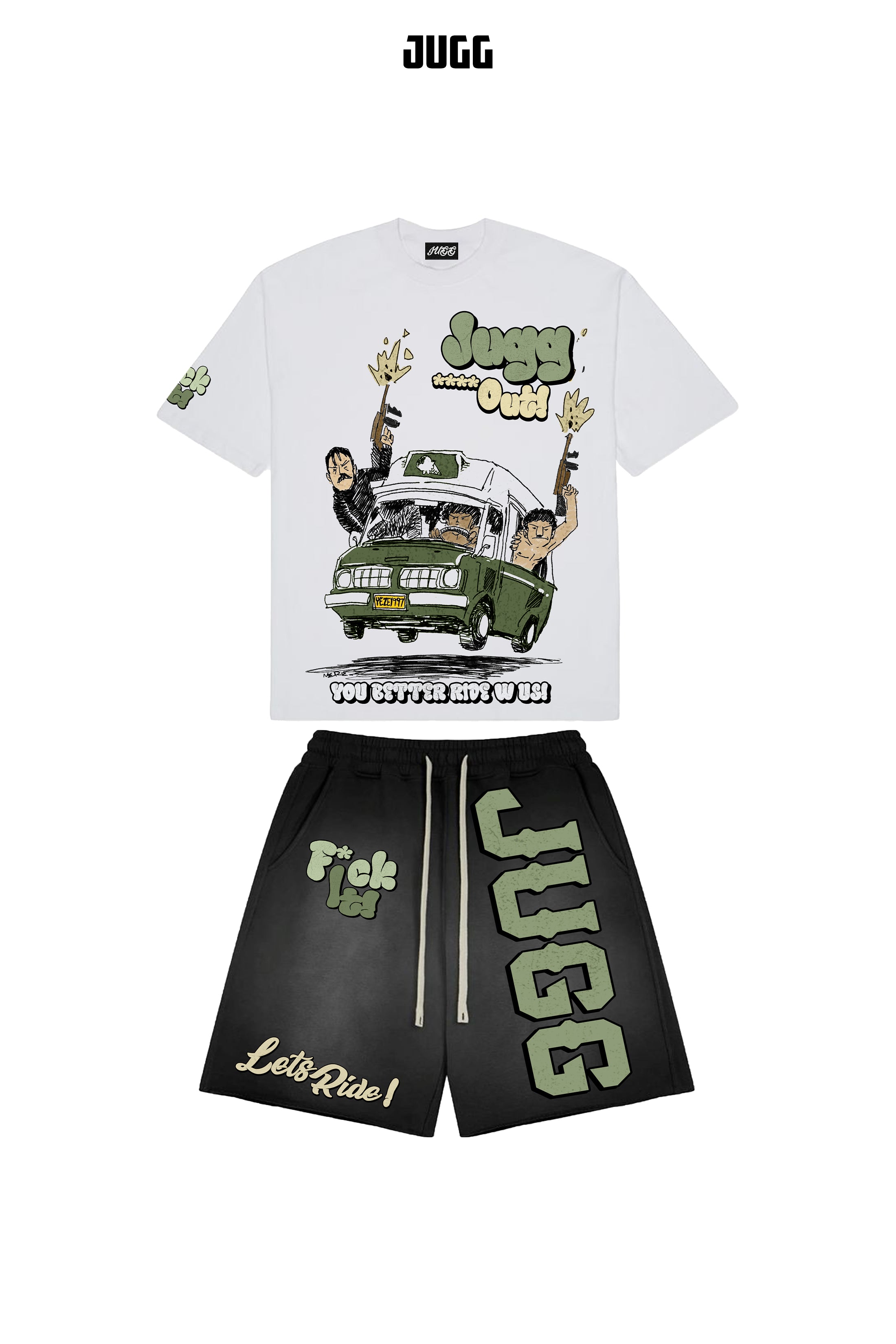 JUGGOUT SET - WHITE OLIVE