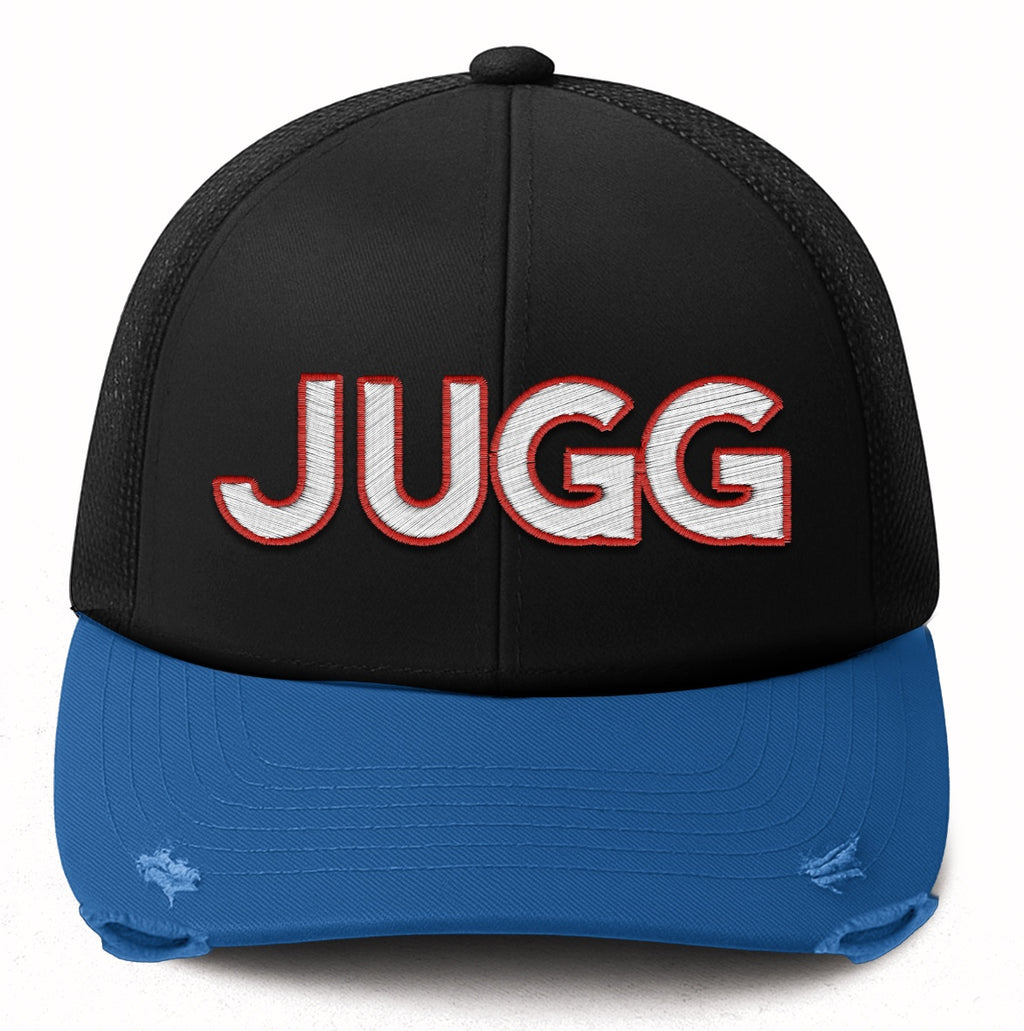 JUGG MESH TRUCKER - RED/BLUE