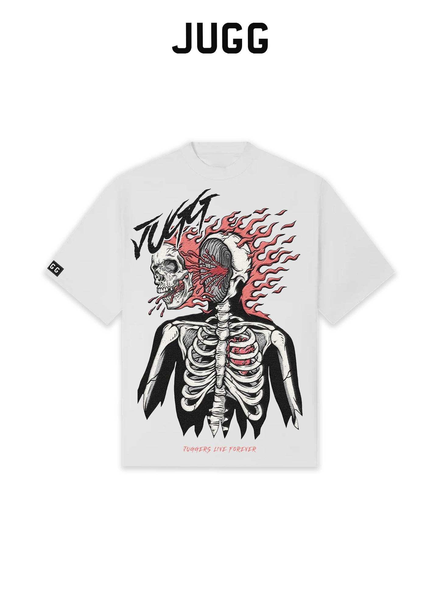 SKULL EXPLOSION T - WHITE