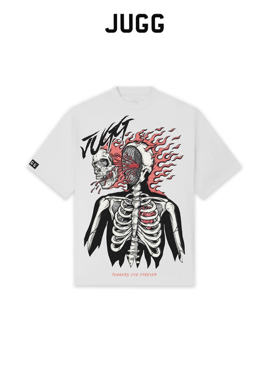 SKULL EXPLOSION T - WHITE