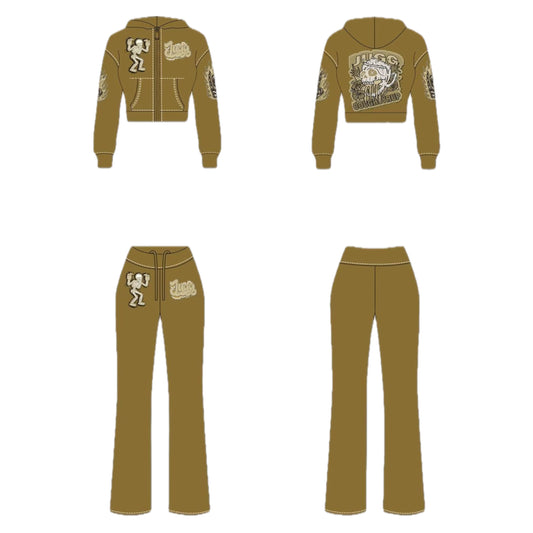 MISS COUGHSYRUP TRACKSUIT - KHAKI