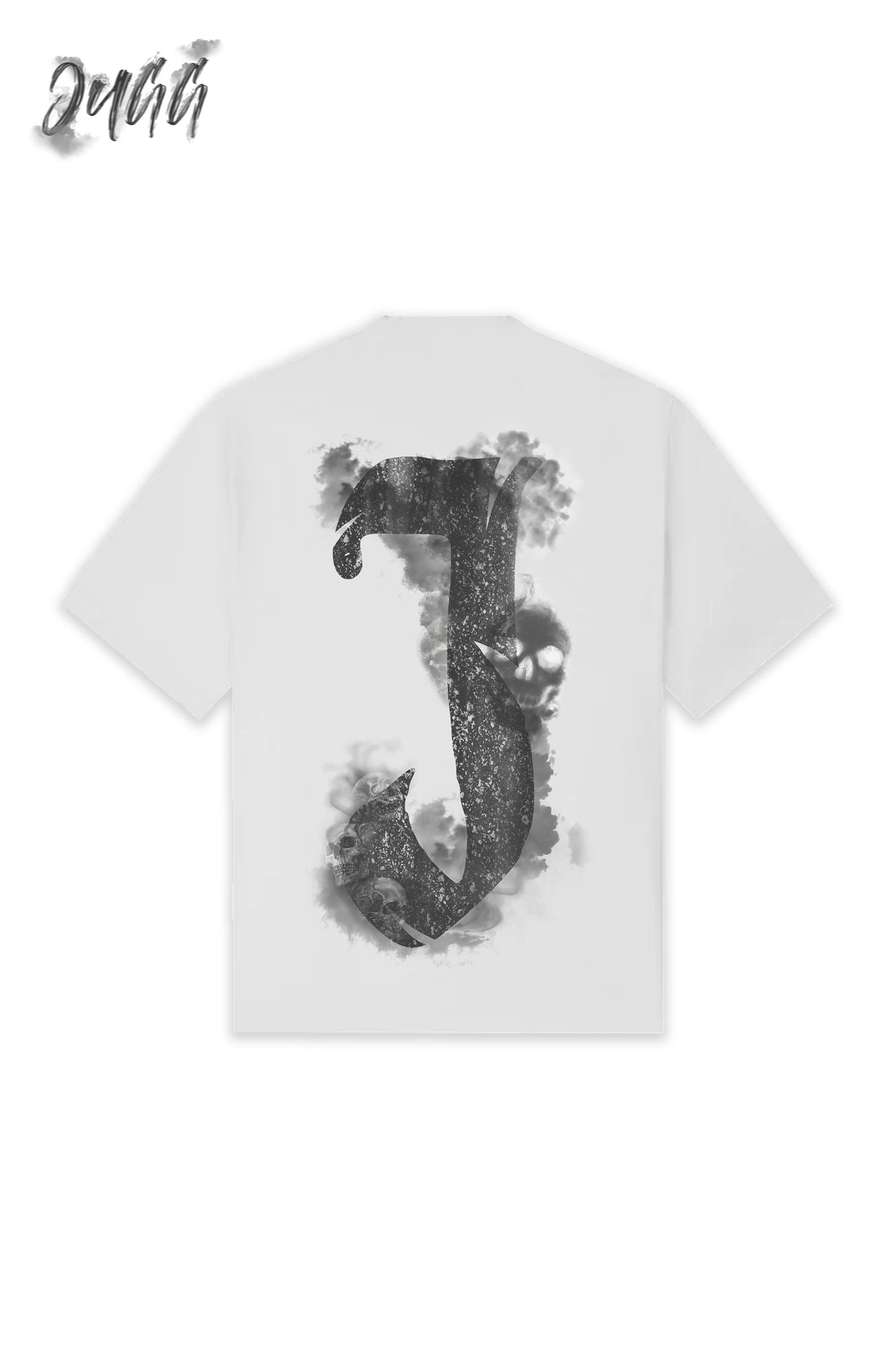 SMOKED SKULL T - WHITE