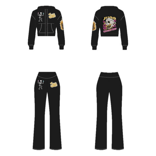 MISS COUGHSYRUP TRACKSUIT - BLACK