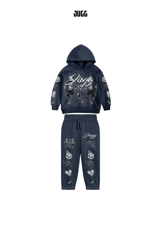 KIDS SPIDER TRACKY - NAVY WHITE