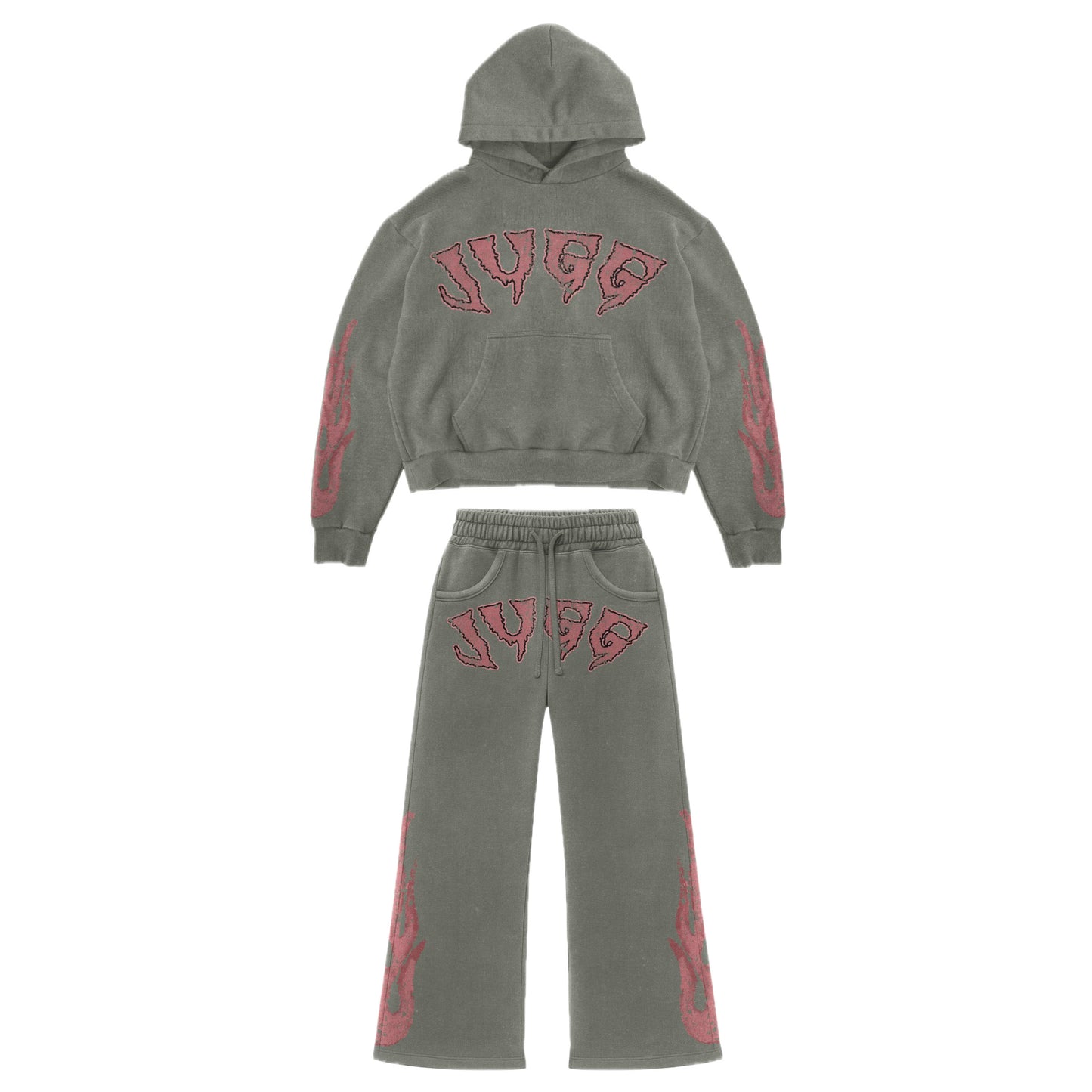 KAKASHI FLAMES - CEMENT GREY/PINK