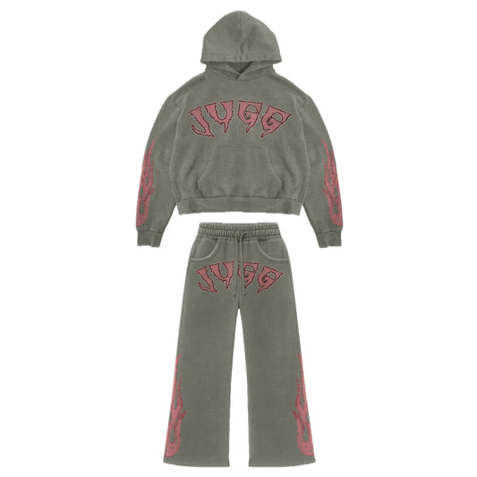 KAKASHI FLAMES - CEMENT GREY/PINK