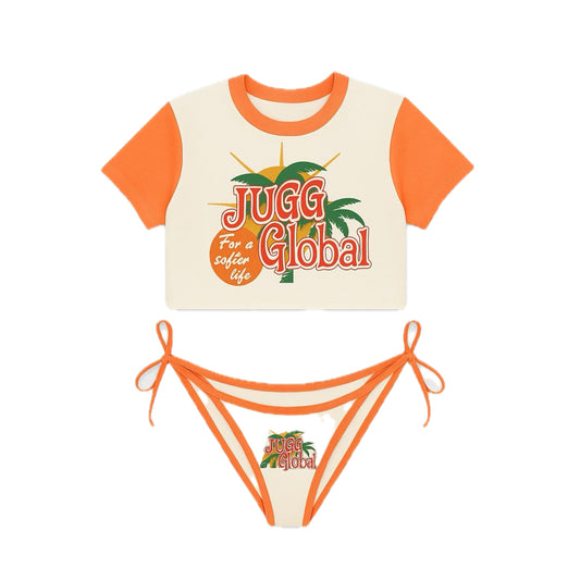 FOR A SOFTER LIFE “TEASE SET” - ORANGE