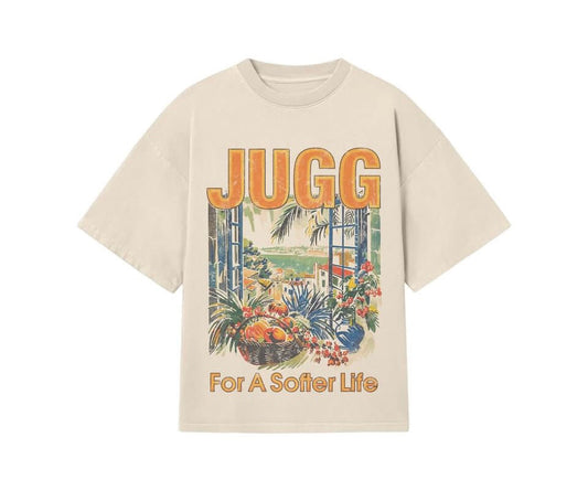 FOR A SOFTER LIFE T-SHIRT - BEIGE