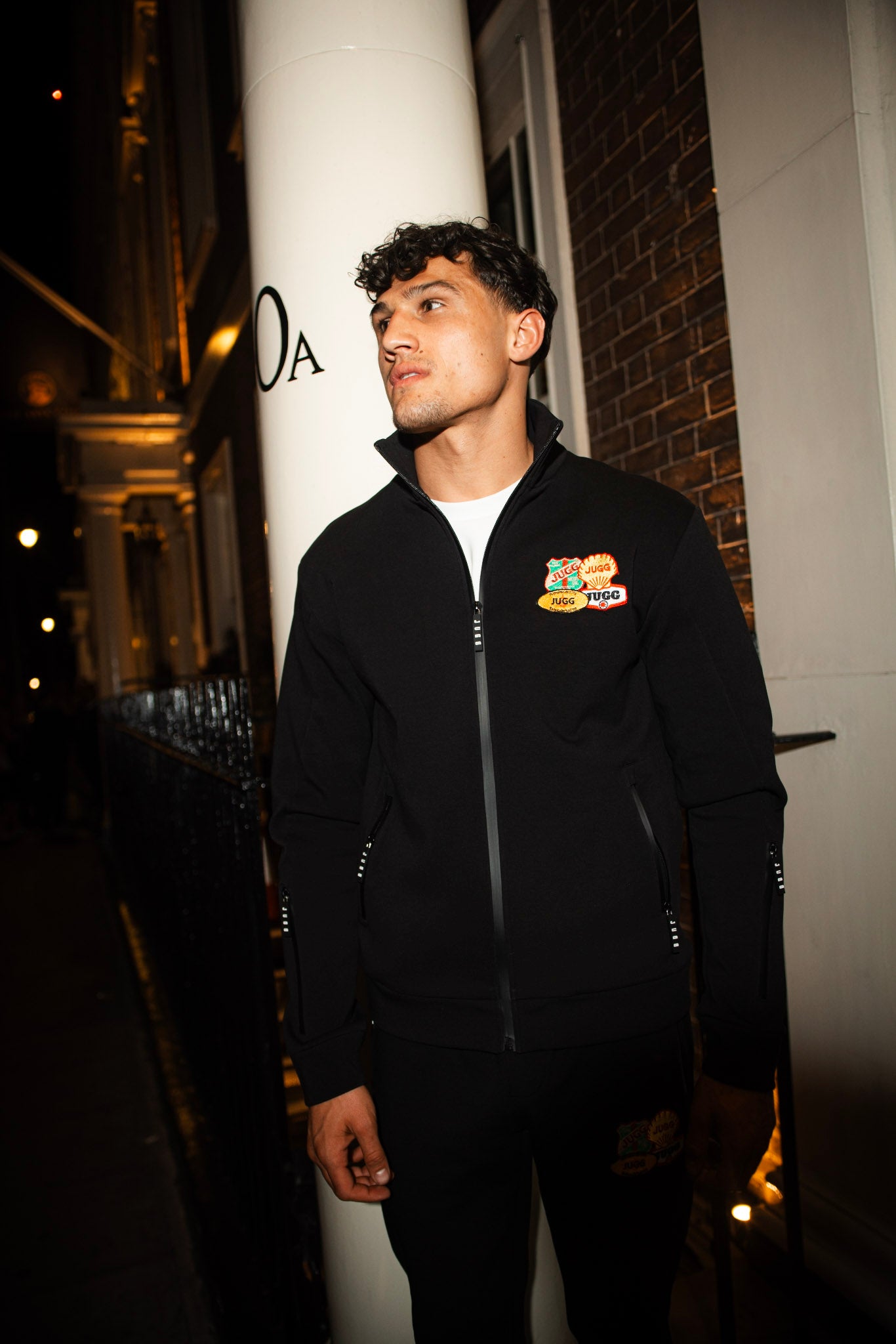 FUELLED UP TECH FLEECE TRACKY - BLACK
