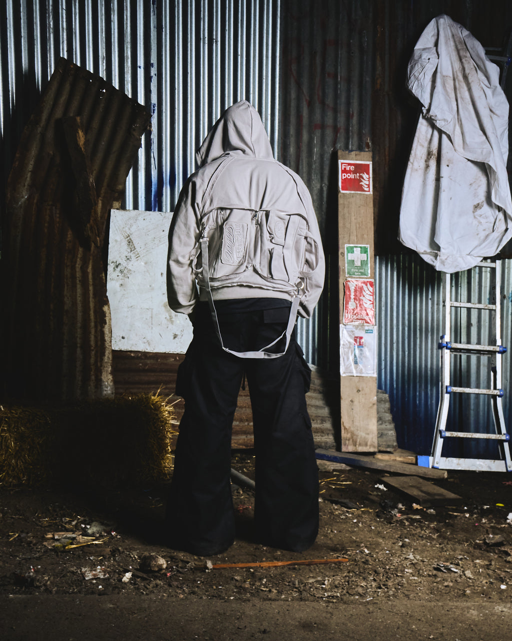 THE ALCHEMY HOODY & BAG - ACIDGREY