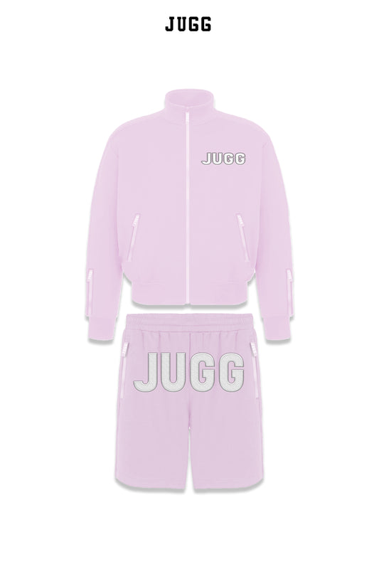 JUGG Track Fleece Short Sets - Lilac