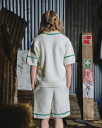 TRICOTÉE SET - WHITE & WIMBLEDON GREEN