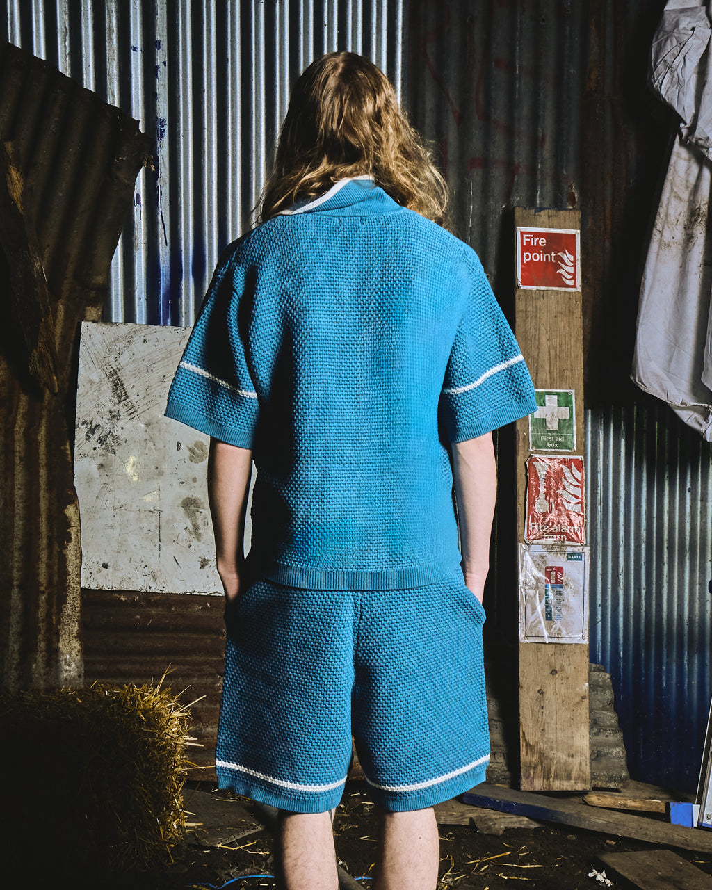 TRICOTÉE SET - TEAL WHITE
