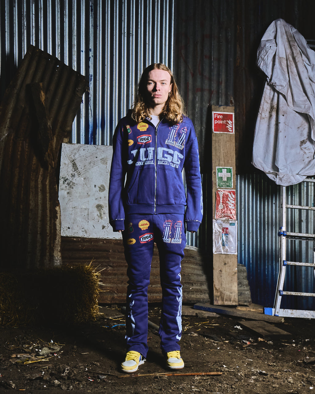 FUELLED UP TRACKY - NAVY BLUE