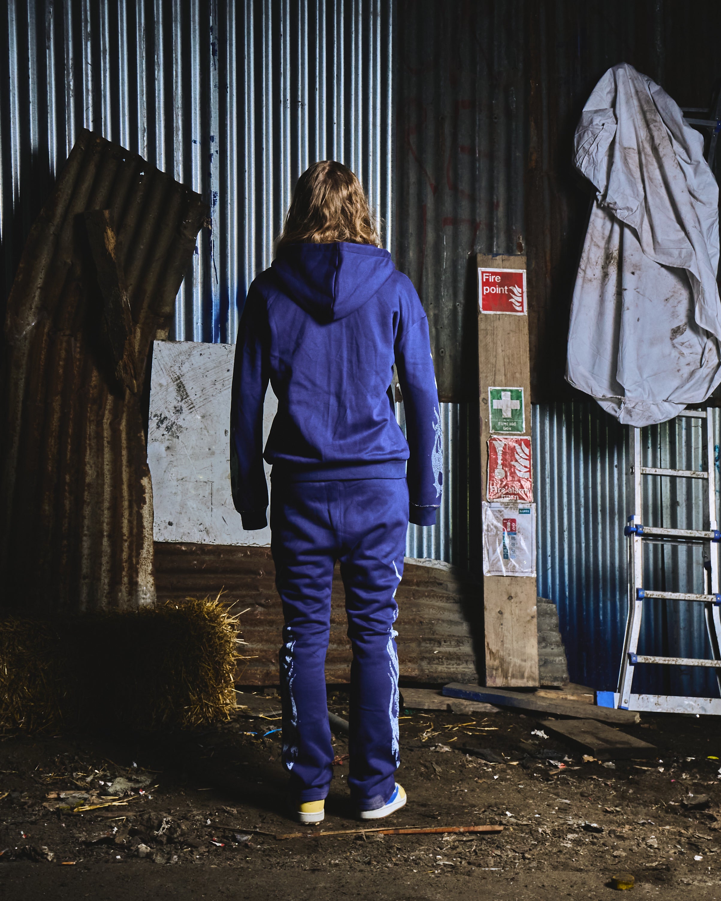 FUELLED UP TRACKY - NAVY BLUE