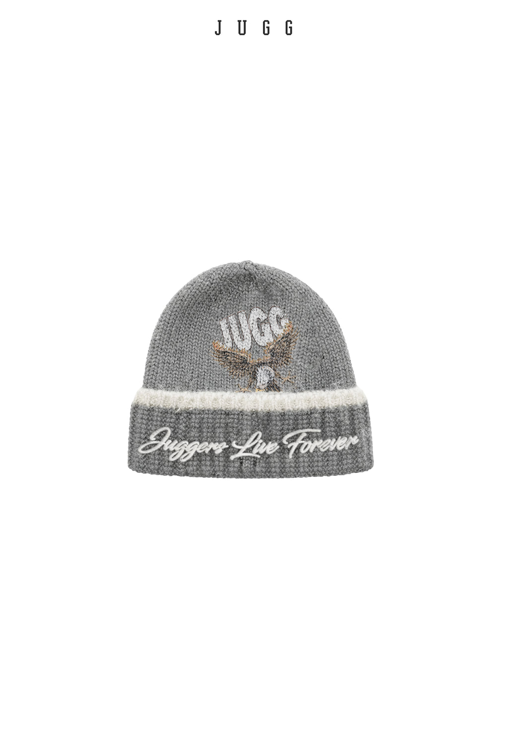 JUGGERS LIVE FOREVER BEANIE - SUBGREY