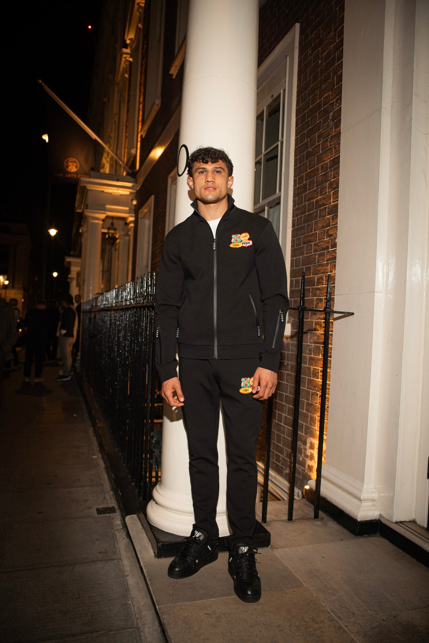 FUELLED UP TECH FLEECE TRACKY - BLACK