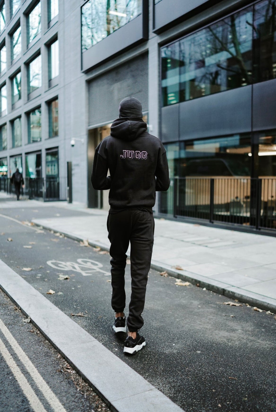 Oversized Hooded Jugg ‘Cosy’ Tracky - Black x Black