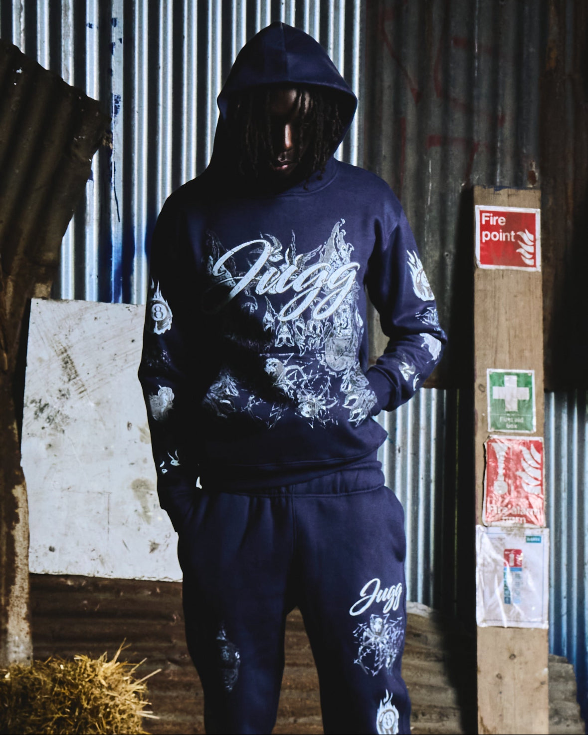 SPIDER TRACKY - NAVY WHITE