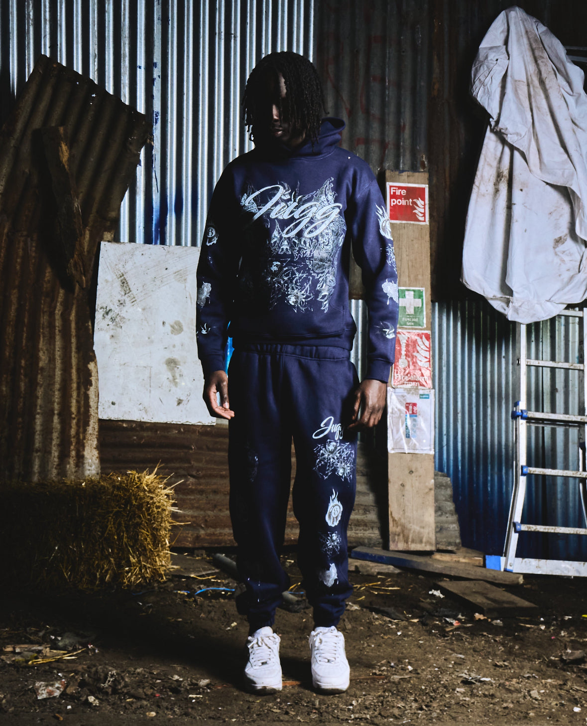SPIDER TRACKY - NAVY WHITE