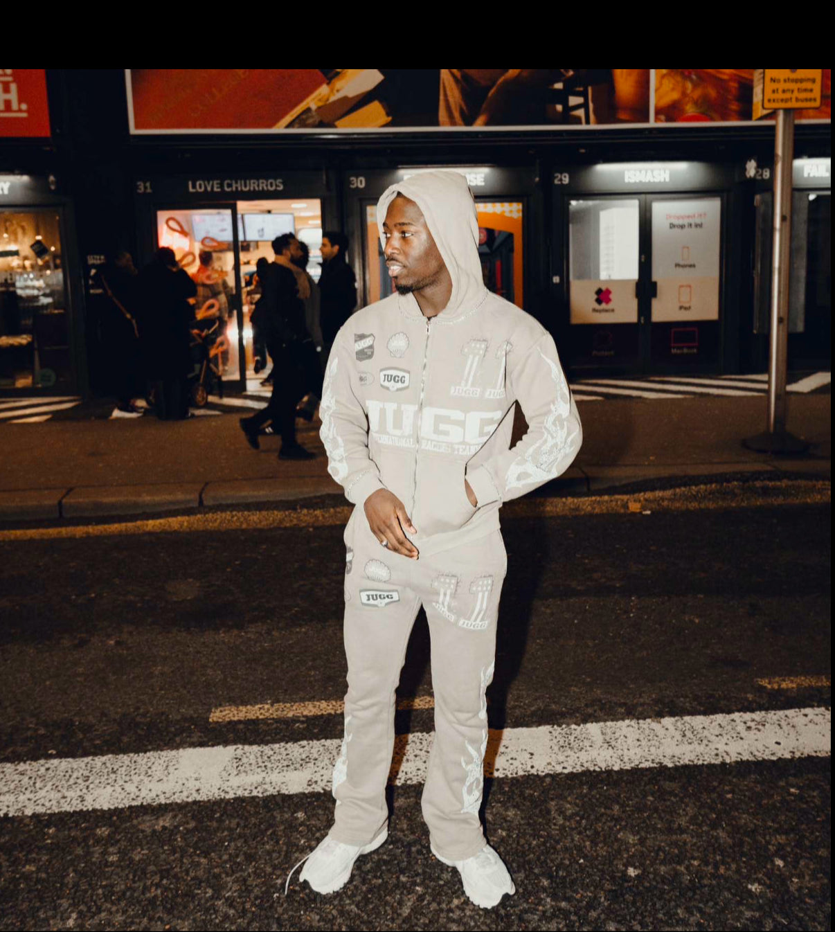 Fuelled Up Tracksuit - Grey