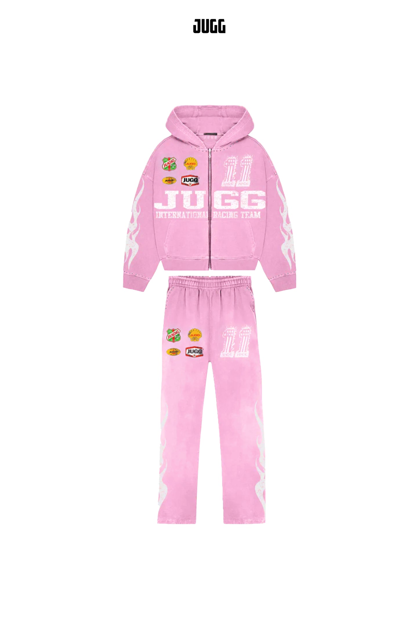 'FUELLED UP' TRACKSUIT - PINK