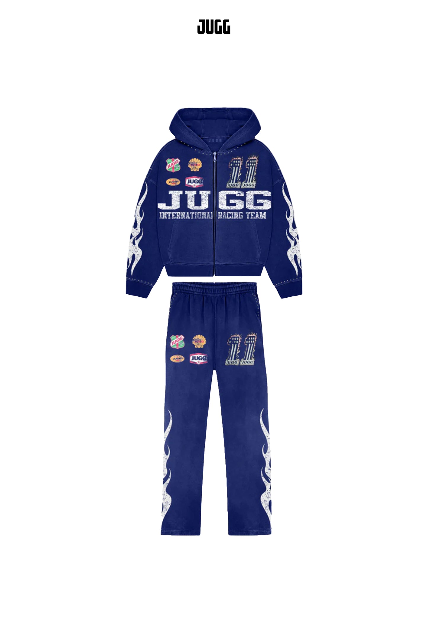 ‘FUELLED UP' TRACKSUIT - NAVY BLUE