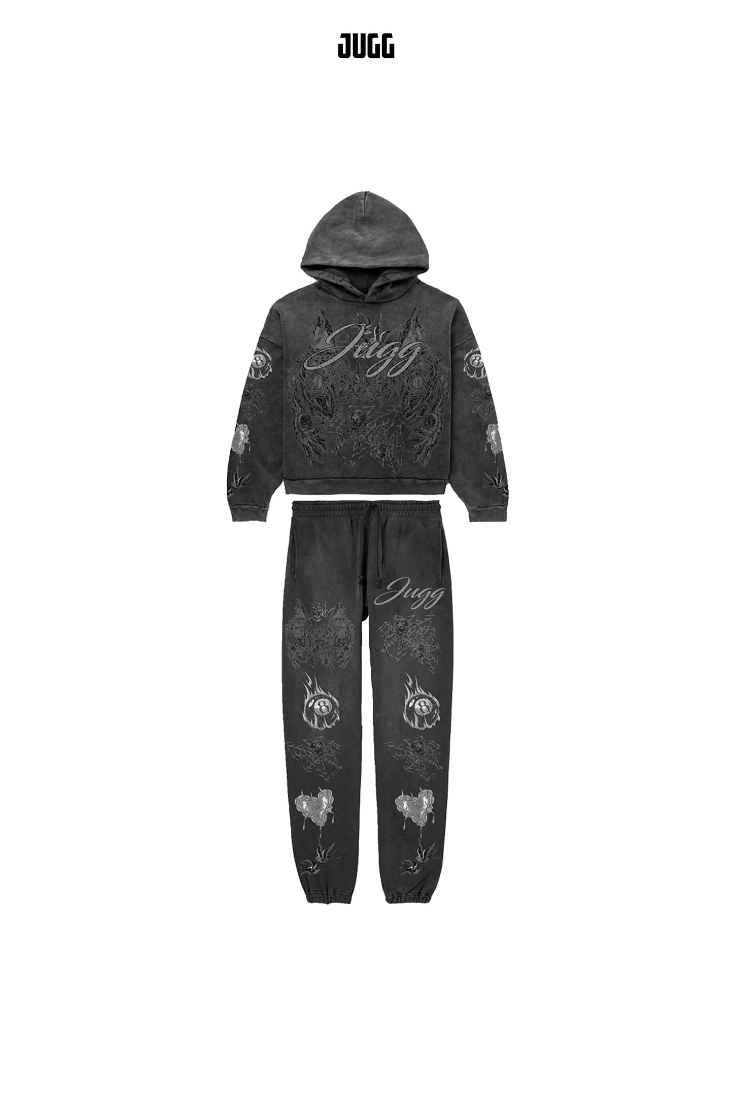 SPIDER TRACKY - ACID CHARCOAL GREY