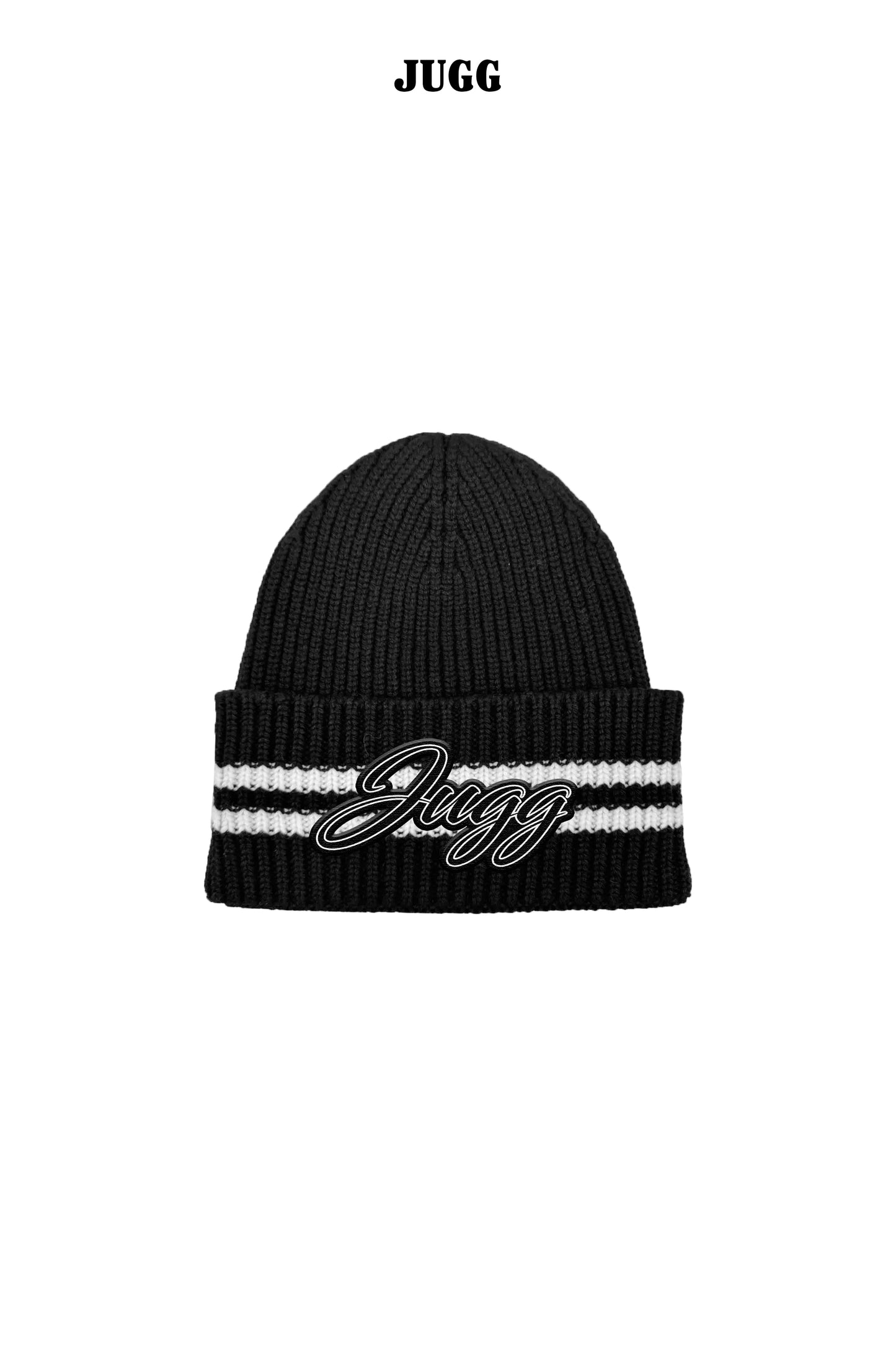 ‘IGLOO’ BEANIE - BLACK x WHITE