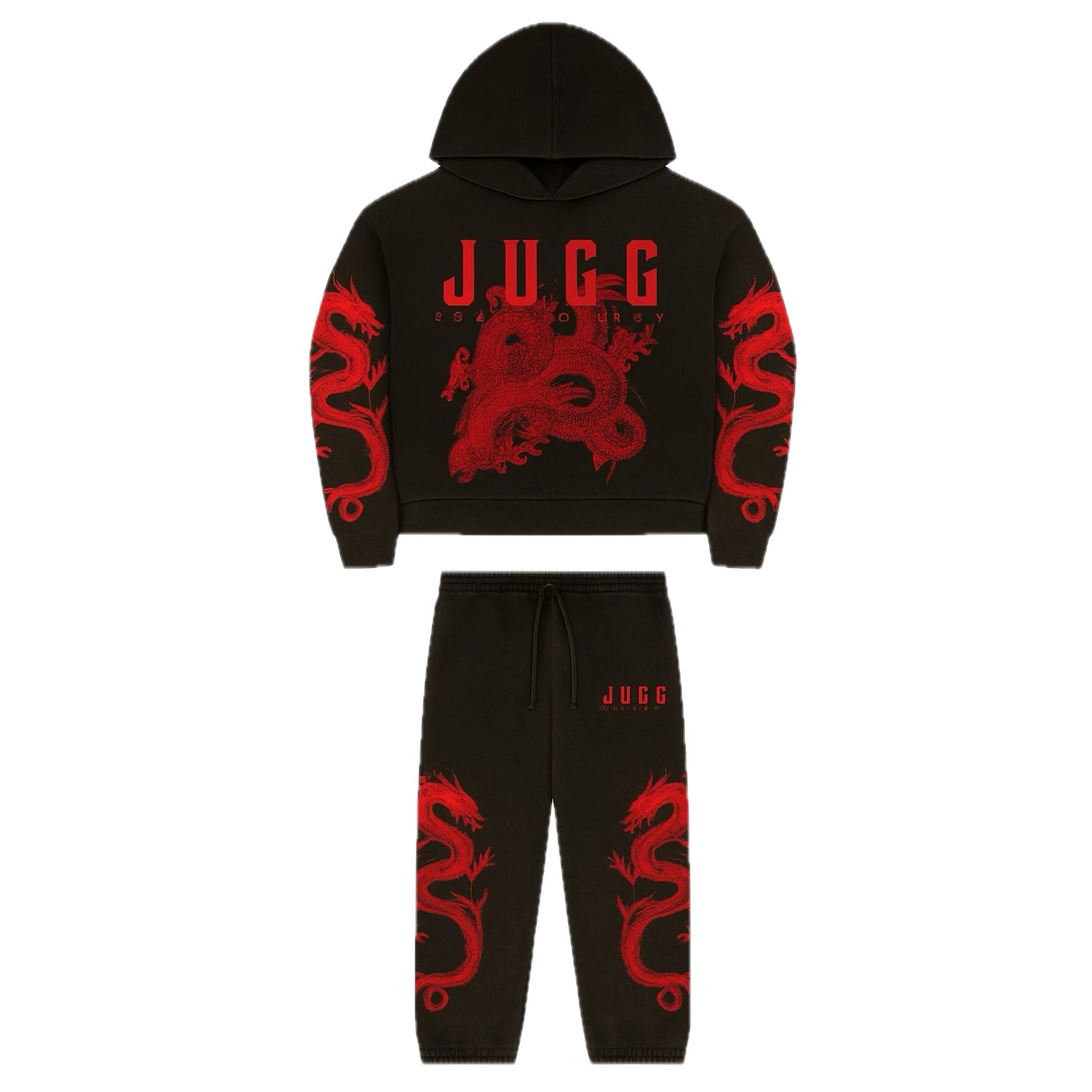 KIDS DRAGON TRACKY - BLACK/RED
