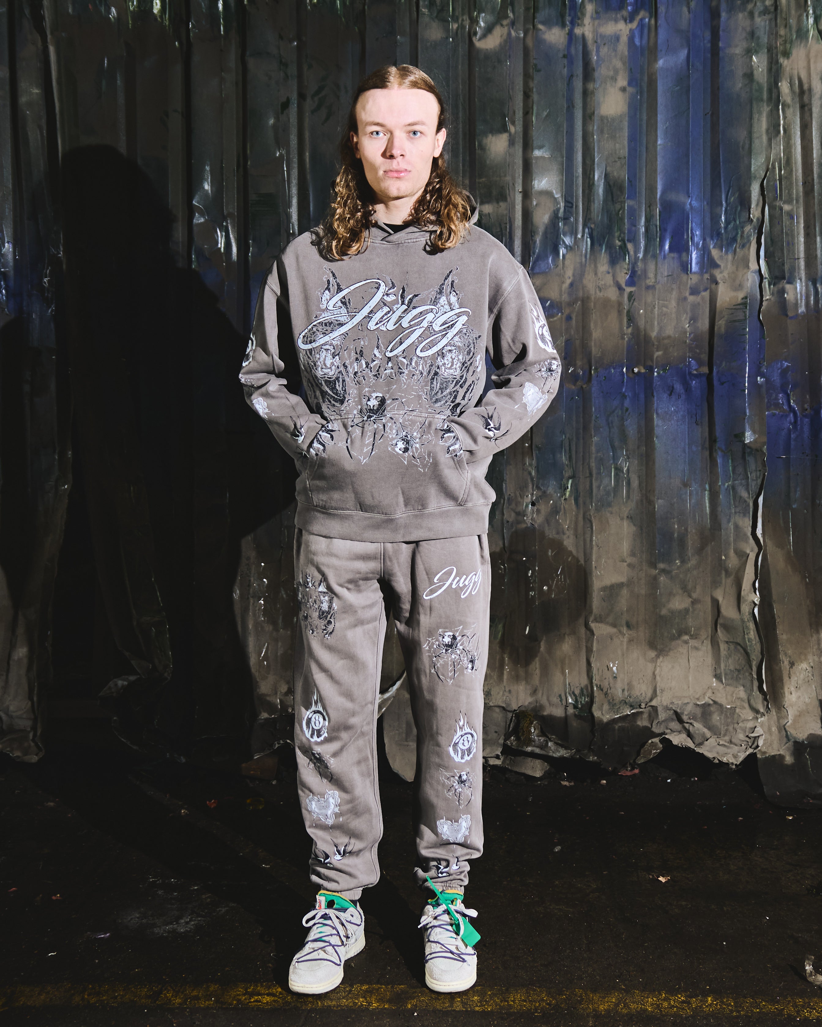 SPIDER TRACKY - ACID SUBGREY WHITE