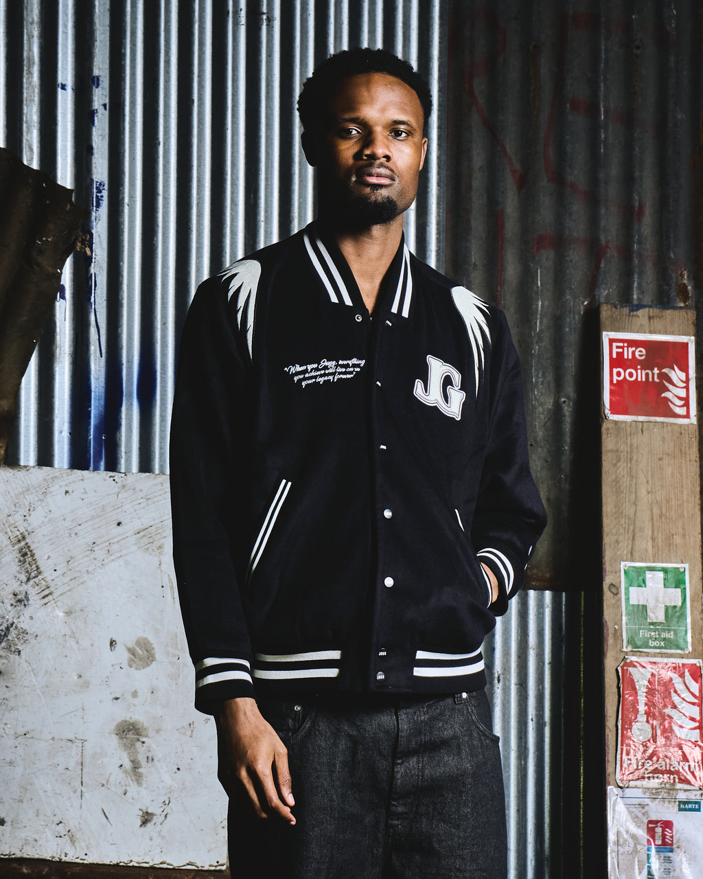 JUGGERS LIVE FOREVER BASEBALL JACKET