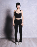 "HALTER VEST" LEGGING SET - SHADOW MIST