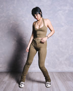 "HALTER VEST" LEGGING SET - DESERT DUSK