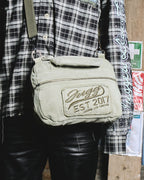 ANARCHY FLANNEL - NEWSPAPER IVY GREEN & STONE BLUE