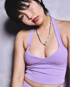 "HALTER VEST" LEGGING SET - LILAC ALLURE