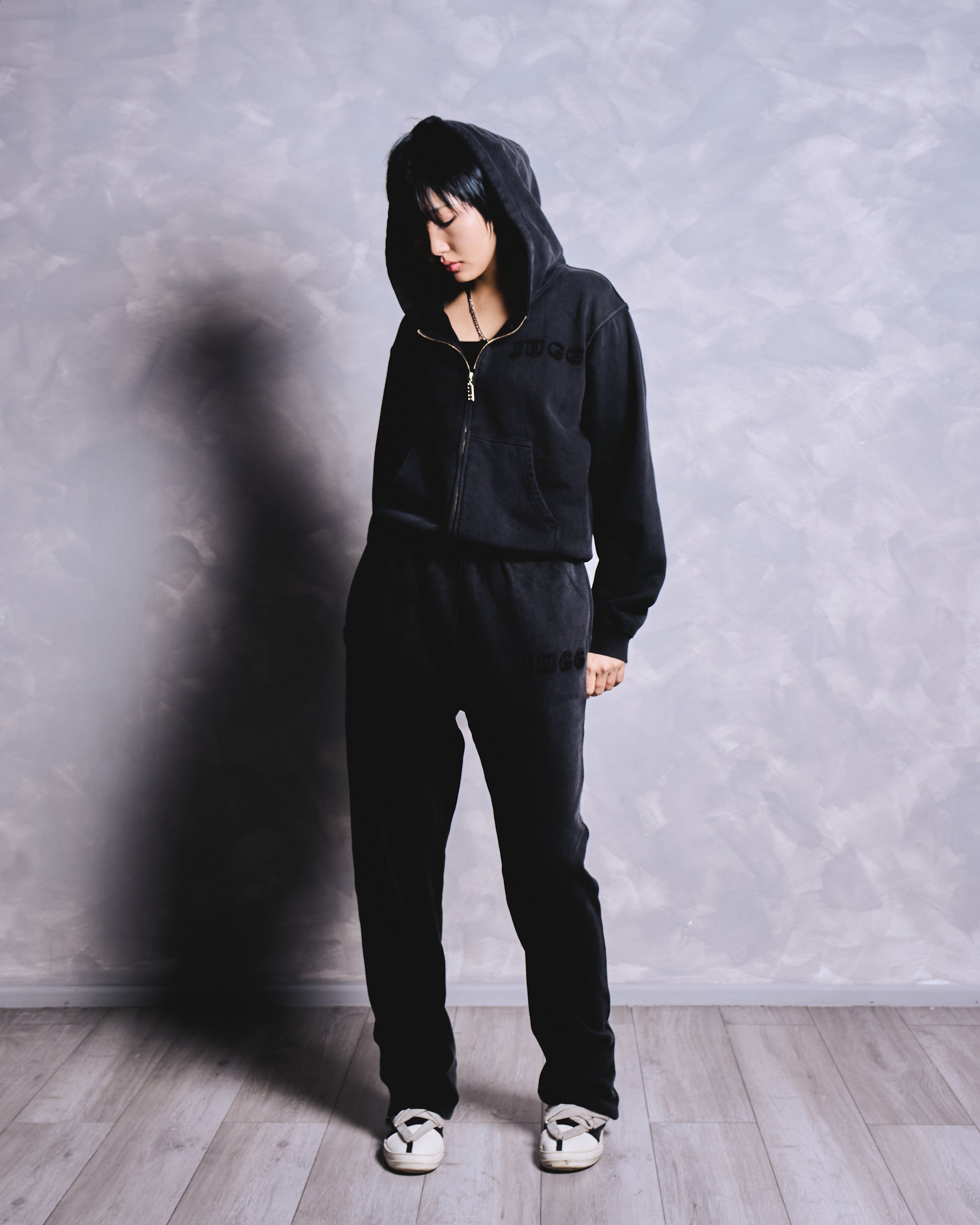 COZÈ “ZIPPER” TRACKSUIT - WASHED BLACK