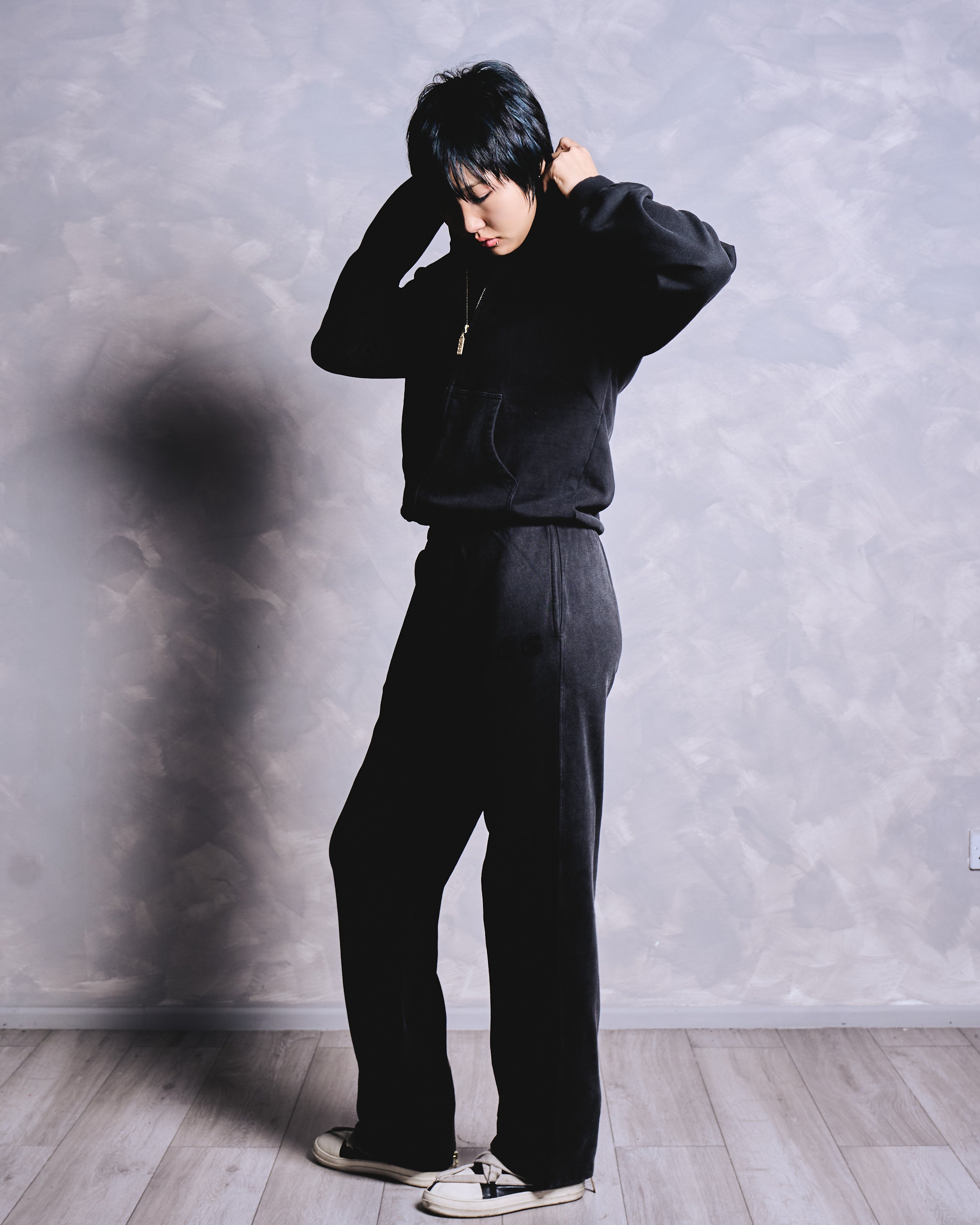 COZÈ “ZIPPER” TRACKSUIT - WASHED BLACK