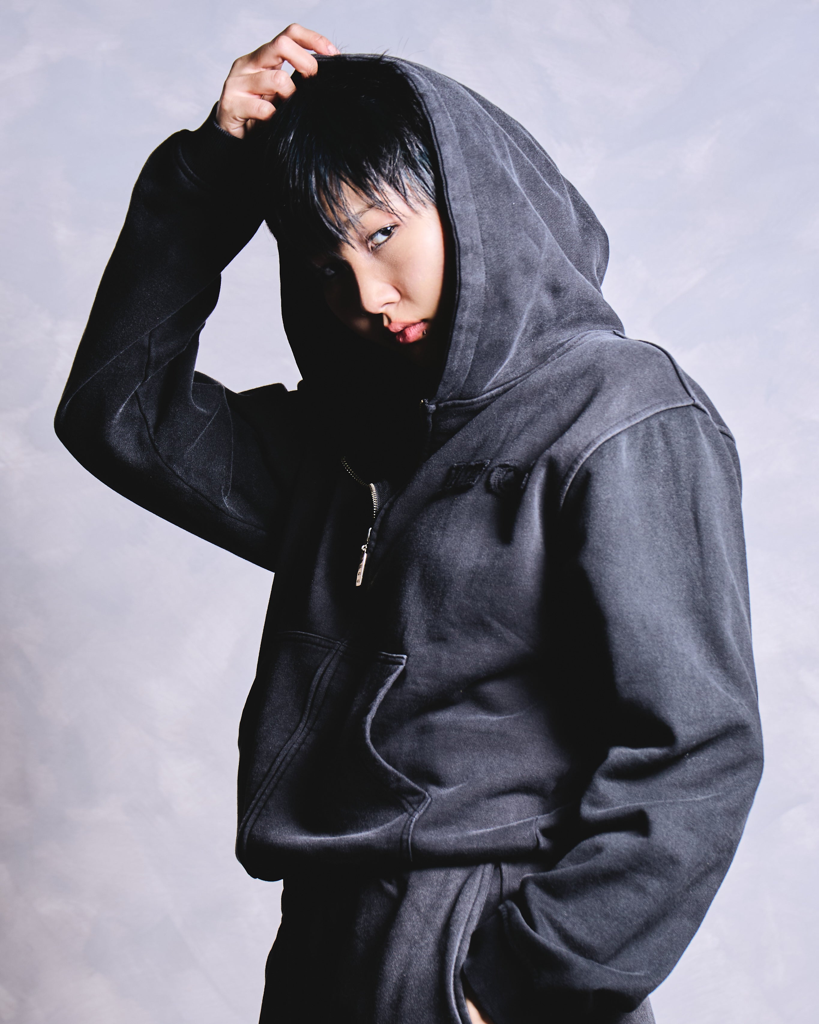 COZÈ “ZIPPER” TRACKSUIT - WASHED BLACK