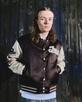 PRE ORDER - JUGGERS LIVE FOREVER VARSITY JACKET - BROWN