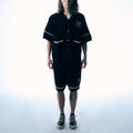 TRICOTÉE SHORTS SET - BLACK & WHITE