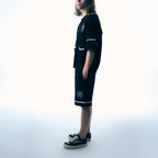 TRICOTÉE SHORTS SET - BLACK & WHITE