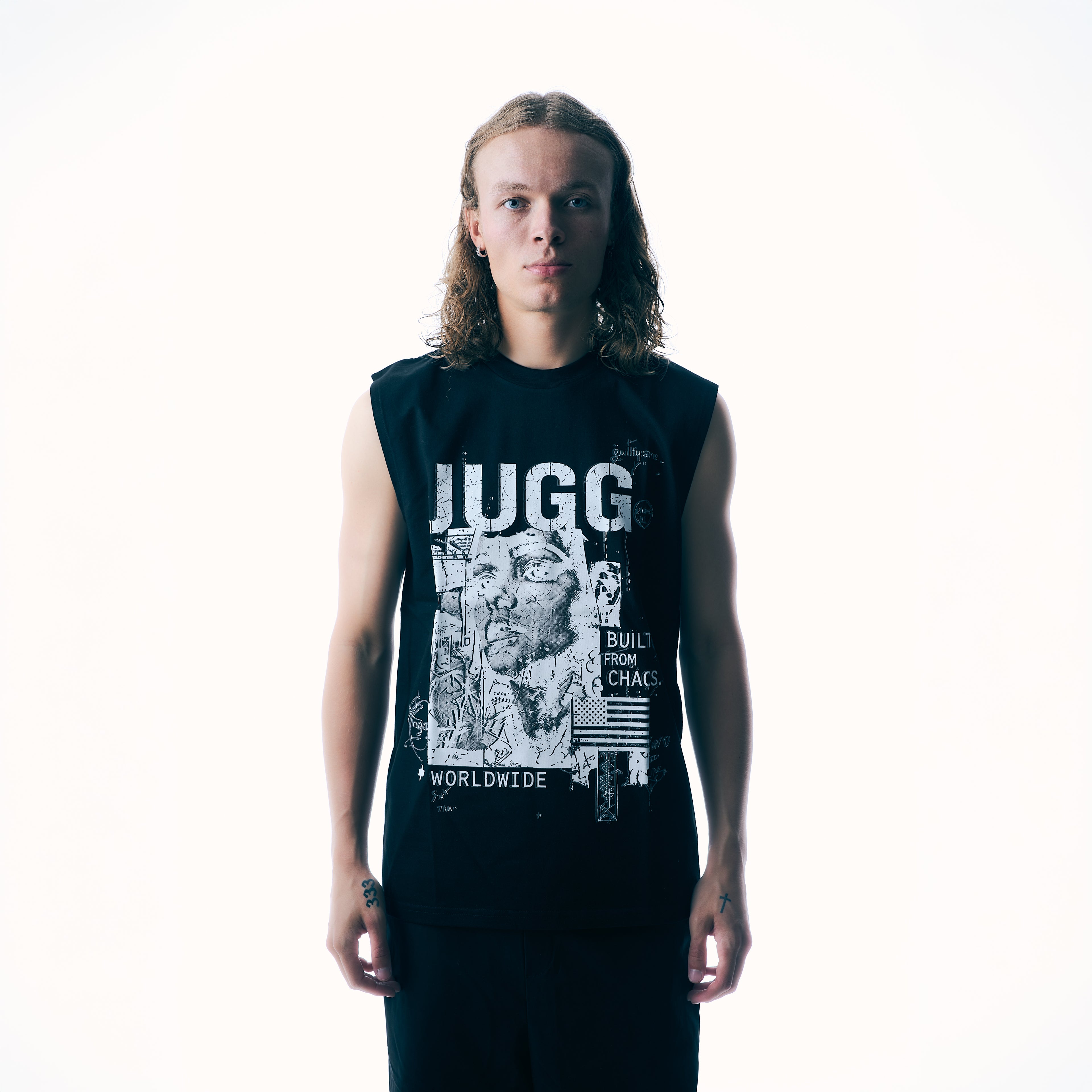CHAOS VEST - BLACK & WHITE