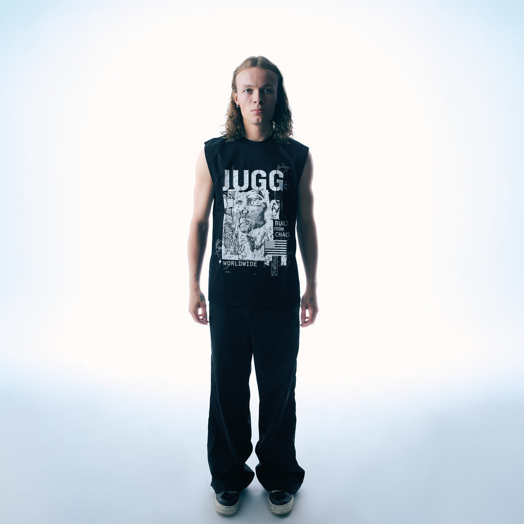 CHAOS VEST - BLACK & WHITE