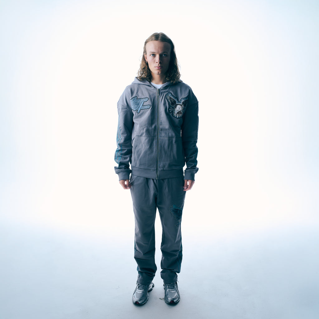 SUR LA LUNE TRACKY - GREY & ICE BLUE